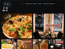Tablet Screenshot of disilviotrattoria.com